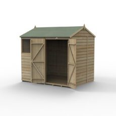 5013053200957 1 4LIFE Reverse Apex Shed 8x6 Double Door 2 Windows Home Delivery 1200.jpg